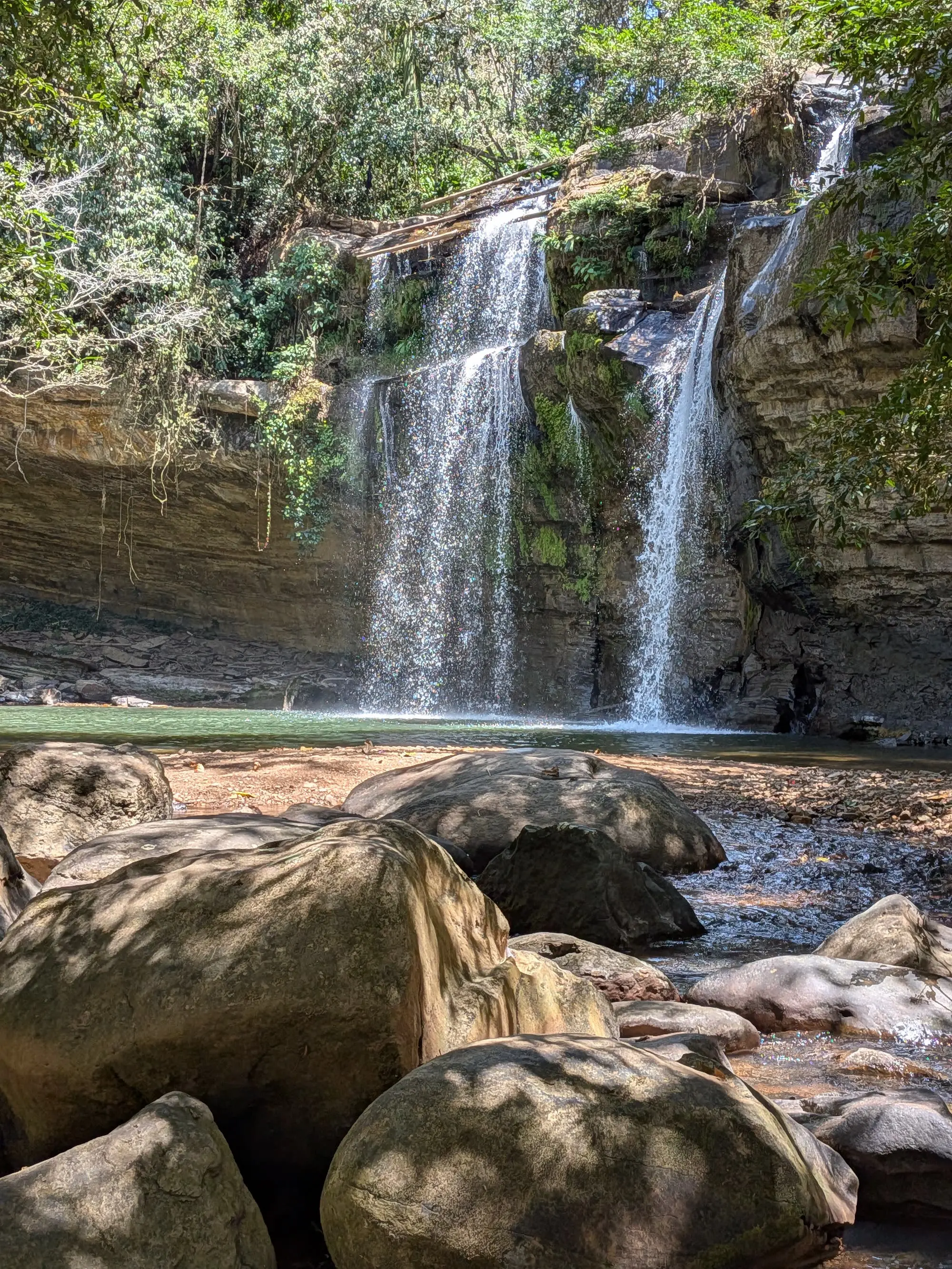 The pools below Cascada la Serpiente